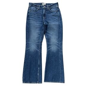 AE 77 Raw Denim Crop Flare (size 29)